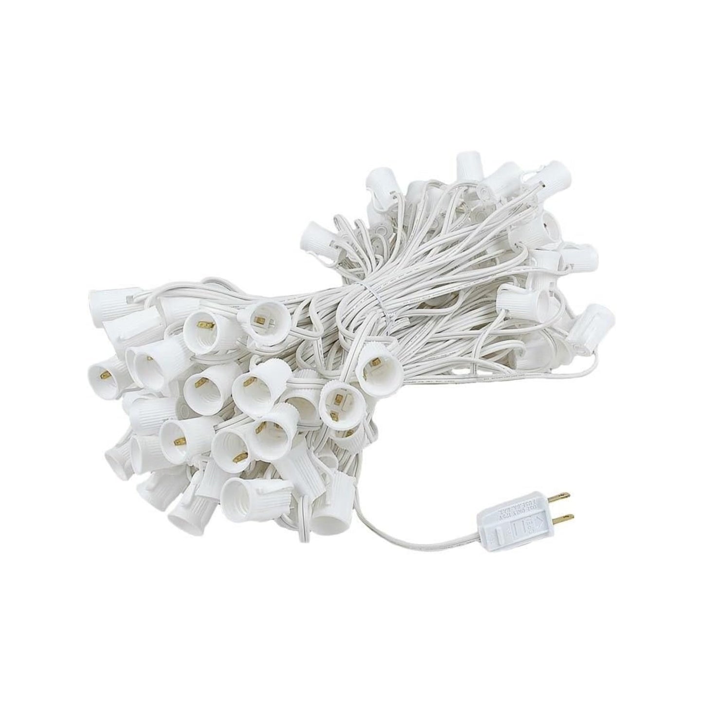 12" Spacing 100' Long C9 Cord  | 4 Colors