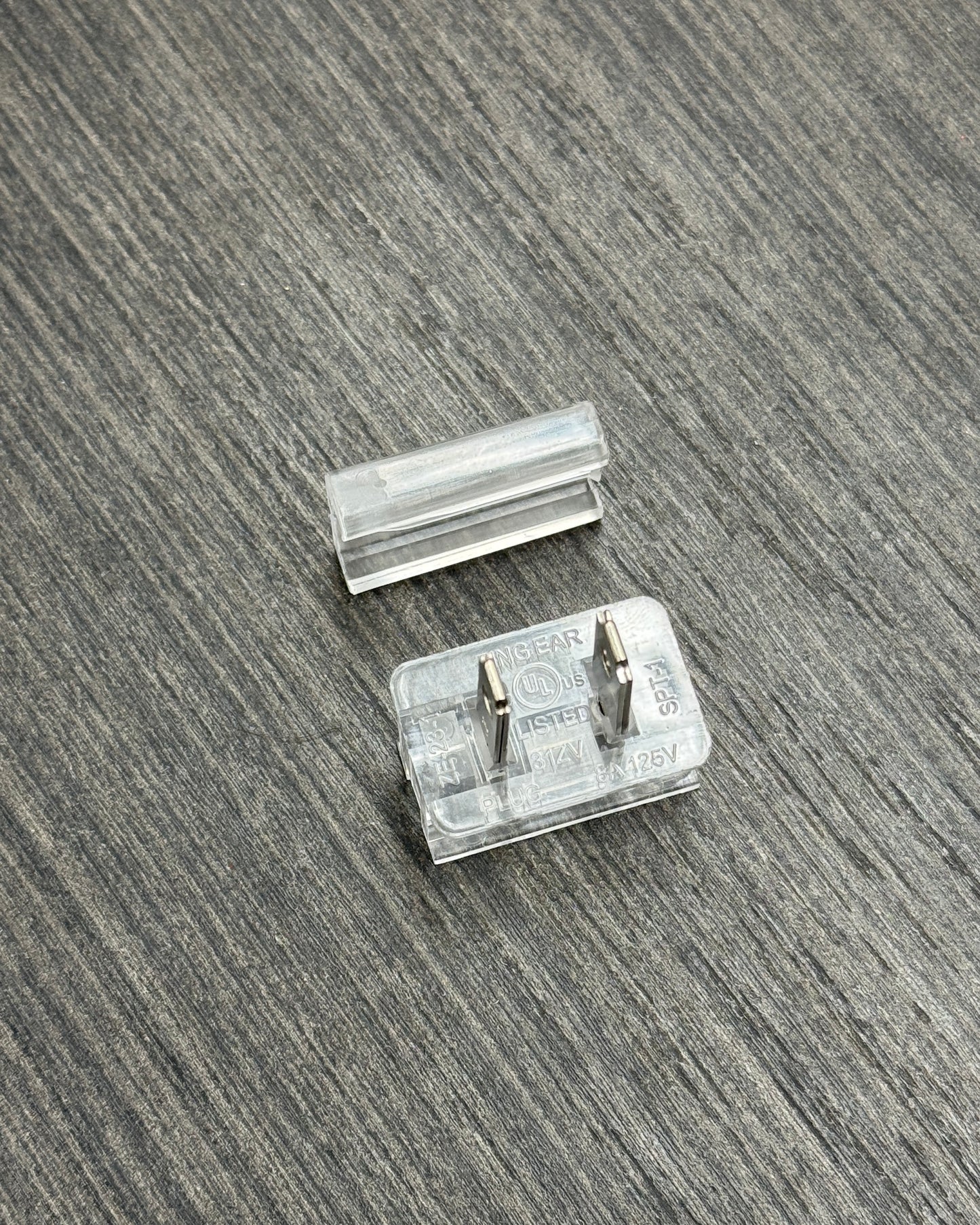 Clear Male Plug