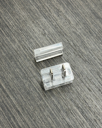 Clear Male Plug