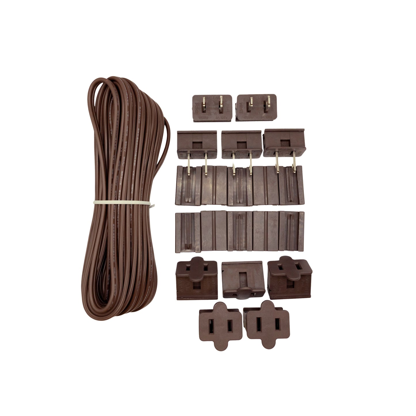 25' Wire Kit with 5-Male 5-Female Sockets | 4 Colors