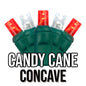 50-Light 5mm Concave Green Cord | 29 Colors