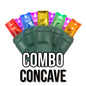 50-Light 5mm Concave Green Cord | 29 Colors