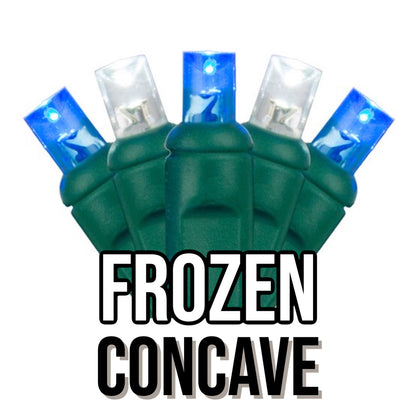50-Light 5mm Concave Green Cord | 29 Colors