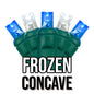 50-Light 5mm Concave Green Cord | 29 Colors