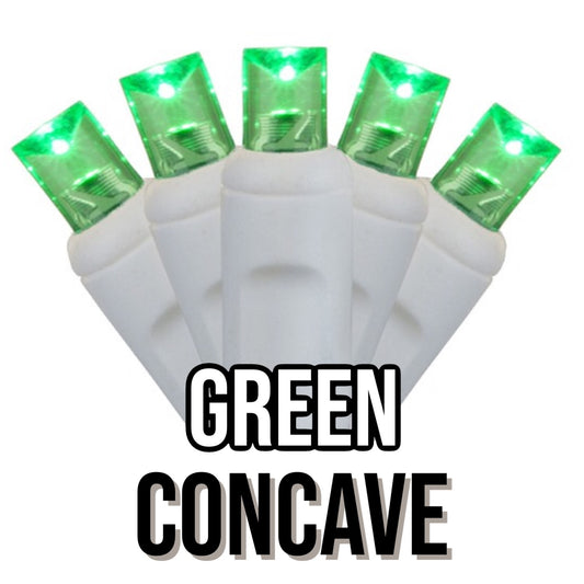 50-Light 5mm Concave White Cord | 5 Colors