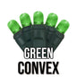 50-Light 5mm Convex Green Cord | 14 Colors