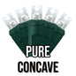 50-Light 5mm Concave Green Cord | 29 Colors