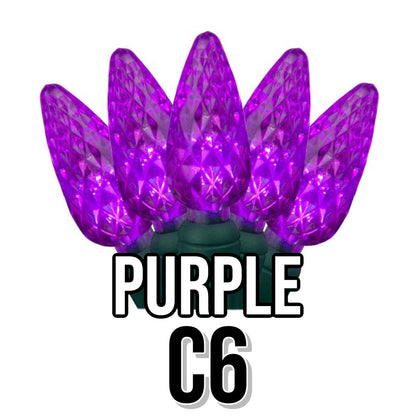 C6 Faceted Cone Lights 70-Light | 11 Colors