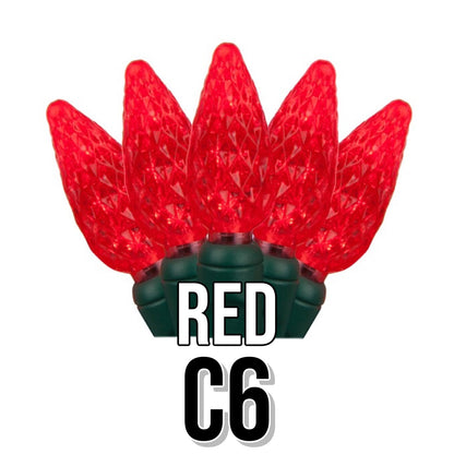 C6 Faceted Cone Lights 70-Light | 11 Colors