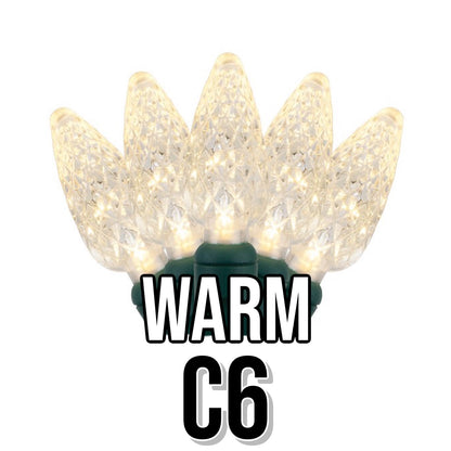 C6 Faceted Cone Lights 70-Light | 11 Colors