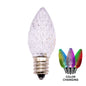 C7 LED Faceted Bulb | 12 Colors