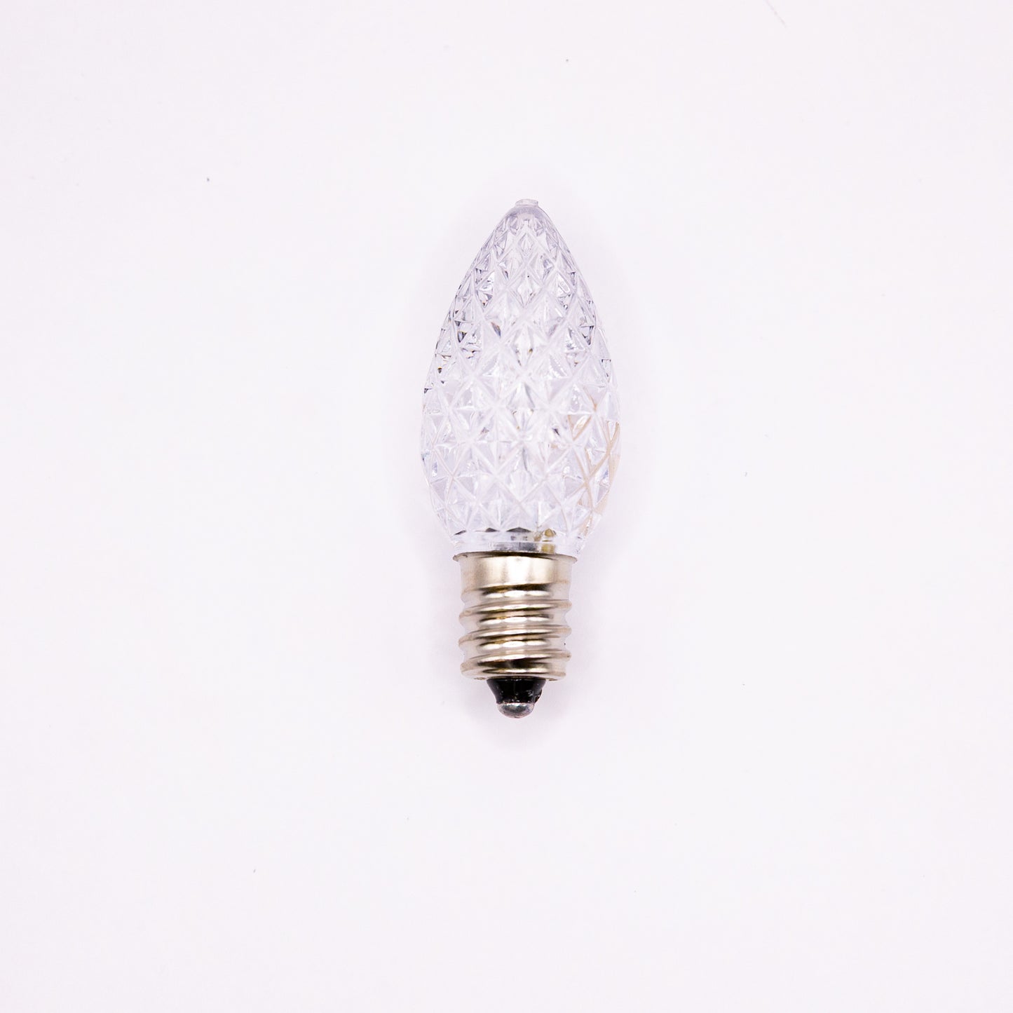 C7 LED Faceted Bulb | 12 Colors