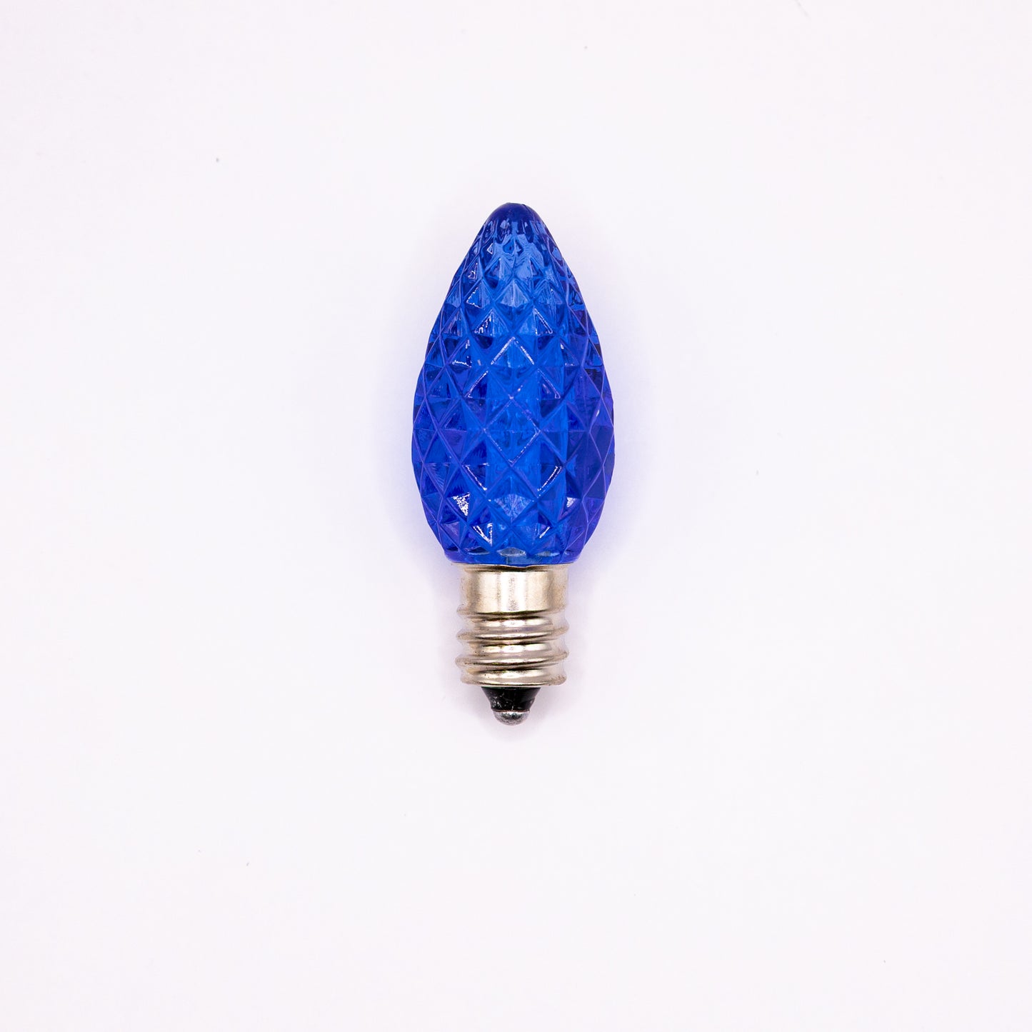 C7 LED Faceted Bulb | 12 Colors