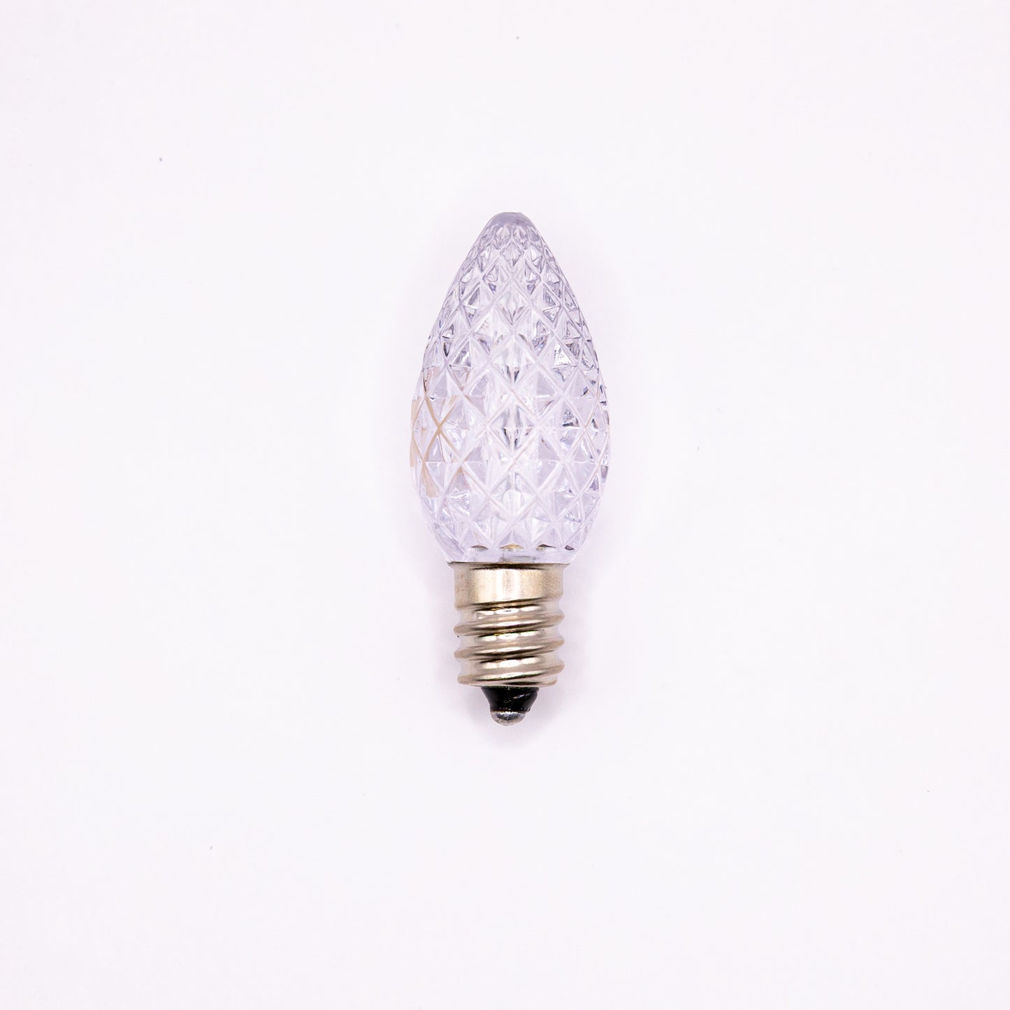 C7 LED Faceted Bulb | 12 Colors