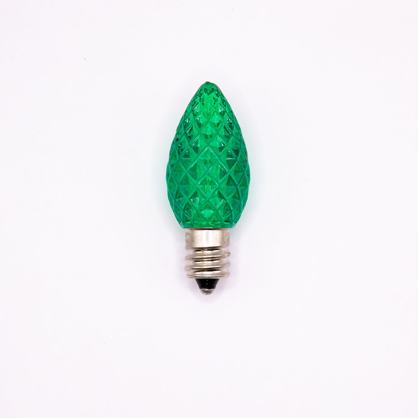C7 LED Faceted Bulb | 12 Colors