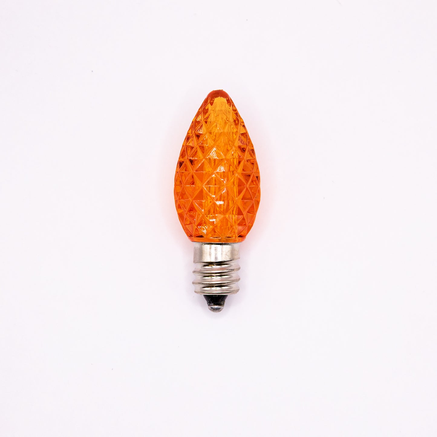 C7 LED Faceted Bulb | 12 Colors