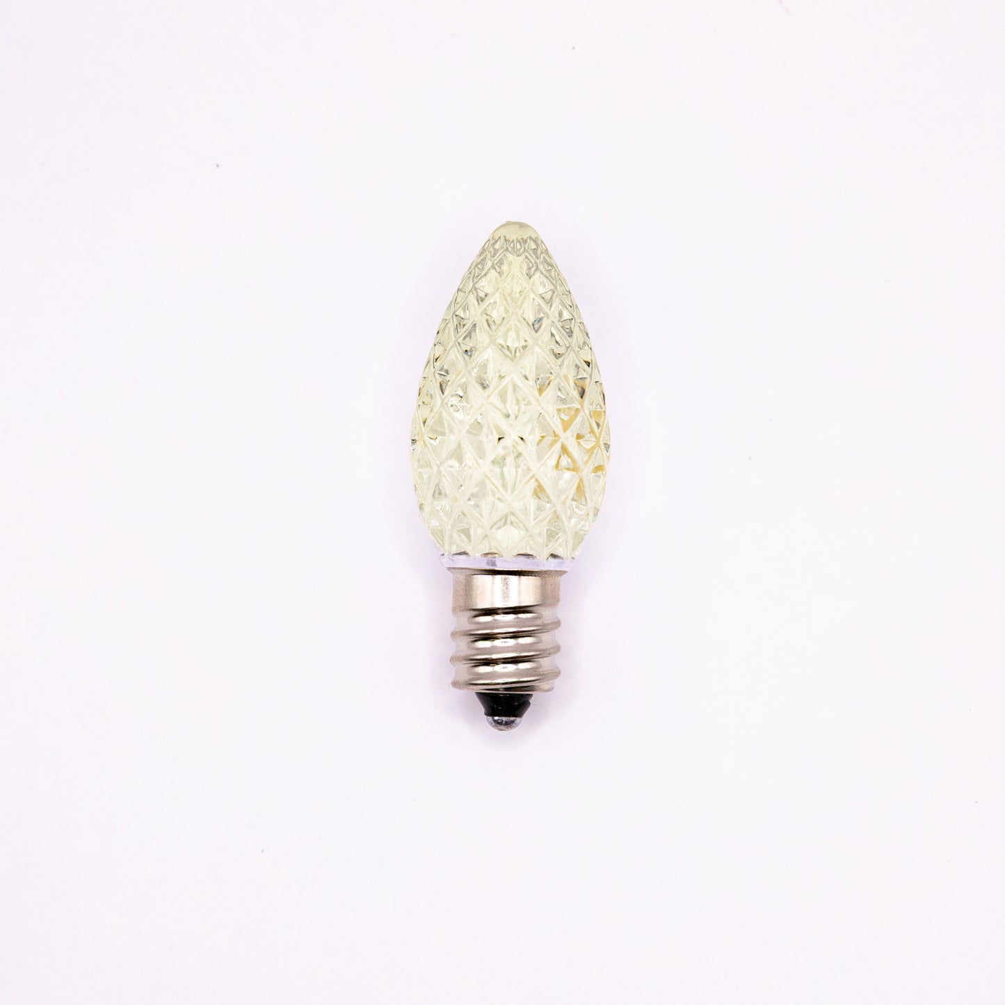 C7 LED Faceted Bulb | 12 Colors