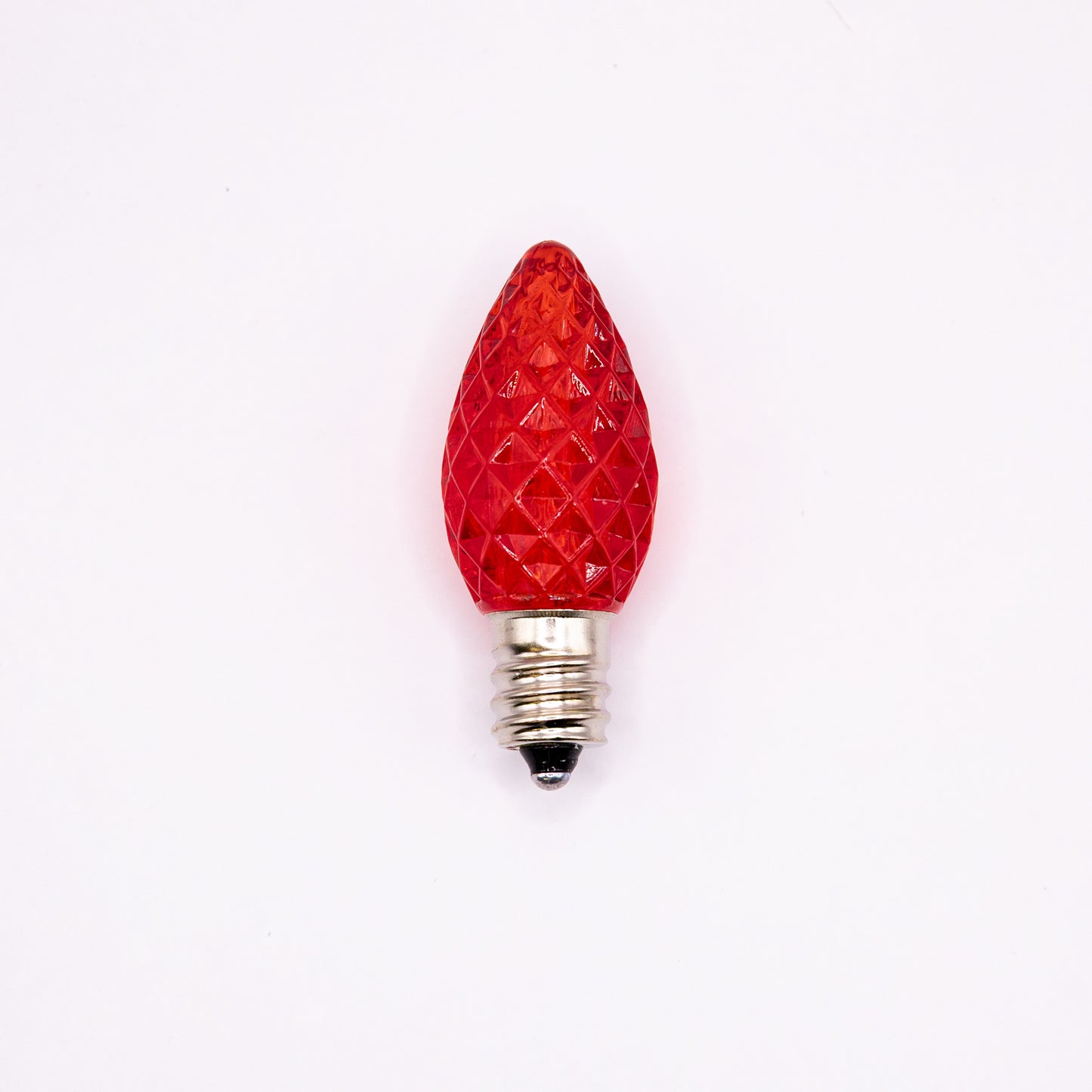 C7 LED Faceted Bulb | 12 Colors