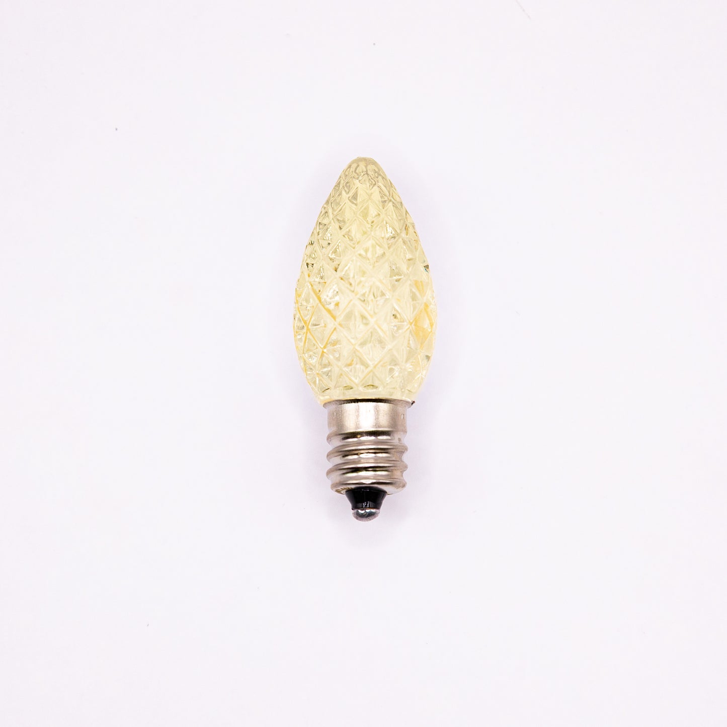 C7 LED Faceted Bulb | 12 Colors