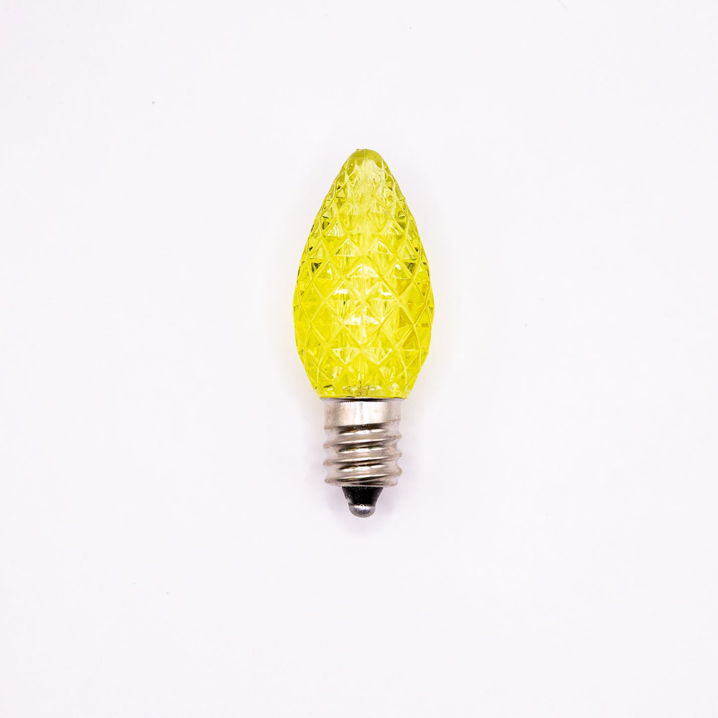 C7 LED Faceted Bulb | 12 Colors