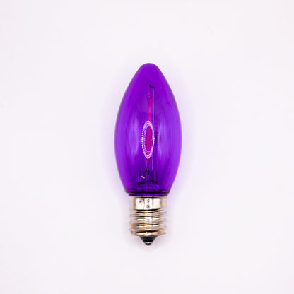 C9 LED Clear Bulb Filament | 10 Colors