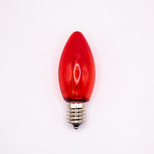 C9 LED Clear Bulb Filament | 10 Colors
