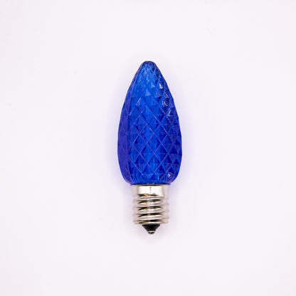 C9 LED Faceted Bulb | 12 Colors