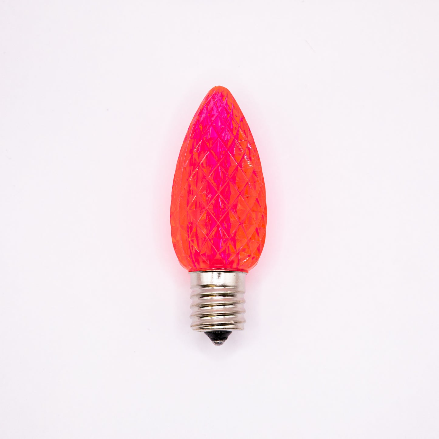 C9 LED Faceted Bulb | 12 Colors