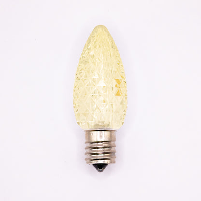 C9 LED Faceted Bulb | 12 Colors