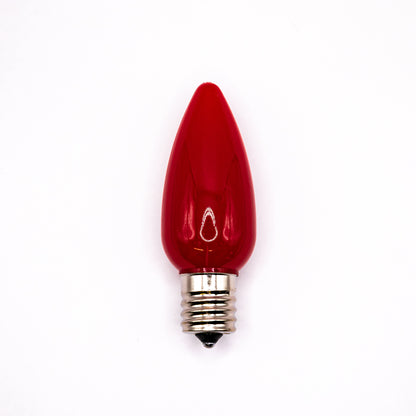 C9 LED Smooth Opaque Bulb | 11 Colors