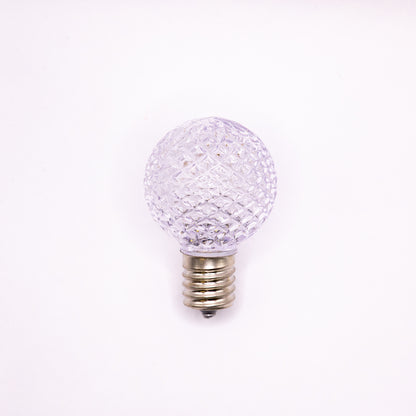 G40 (C9) LED Faceted Bulb | 11 Colors
