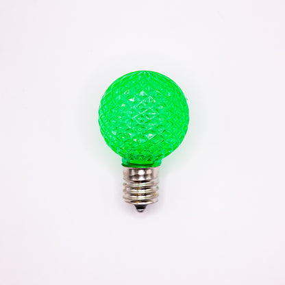 G40 (C9) LED Faceted Bulb | 11 Colors