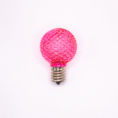 G40 (C9) LED Faceted Bulb | 11 Colors