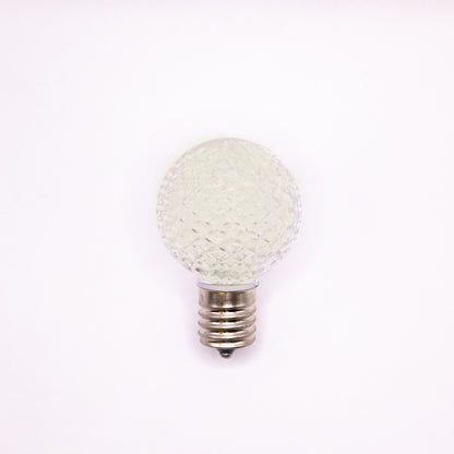 G40 (C9) LED Faceted Bulb | 11 Colors