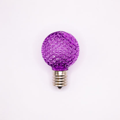 G40 (C9) LED Faceted Bulb | 11 Colors