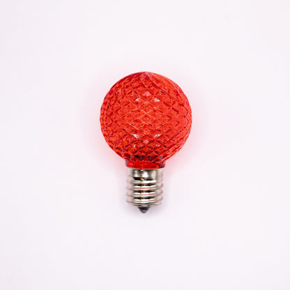 G40 (C9) LED Faceted Bulb | 11 Colors