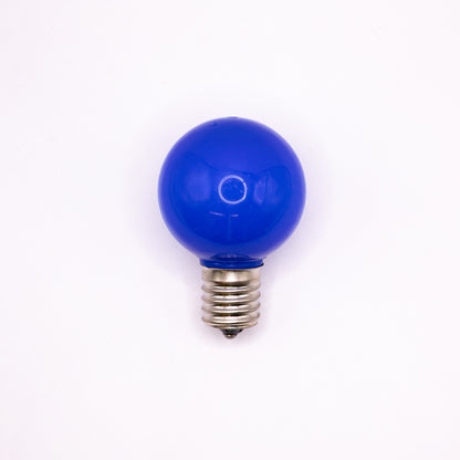 G40 (C9) LED Smooth Opaque Bulb | 7 Colors