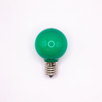 G40 (C9) LED Smooth Opaque Bulb | 7 Colors