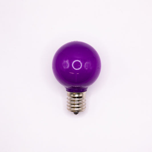 G40 (C9) LED Smooth Opaque Bulb | 7 Colors