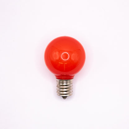 G40 (C9) LED Smooth Opaque Bulb | 7 Colors