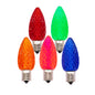 C9 Multi LED Faceted Bulbs Box of 25