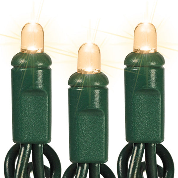 50-Light 5mm Convex Green Cord | 14 Colors