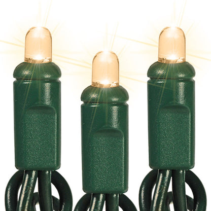 50-Light 5mm Convex Green Cord | 14 Colors