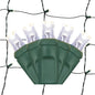 100-Light 5mm LED Net Lights with Green Cord | 6 Colors