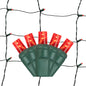 100-Light 5mm LED Net Lights with Green Cord | 6 Colors